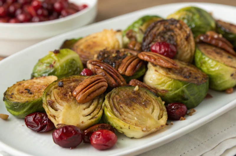 Roasted Holiday Brussels Sprouts That Steal the Table