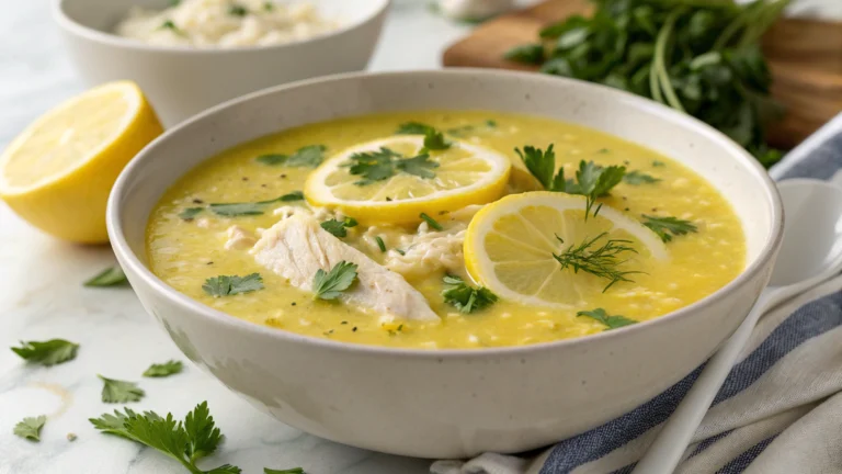 Greek Avgolemono Lemon Chicken Soup: Bright, Silky, Addictive