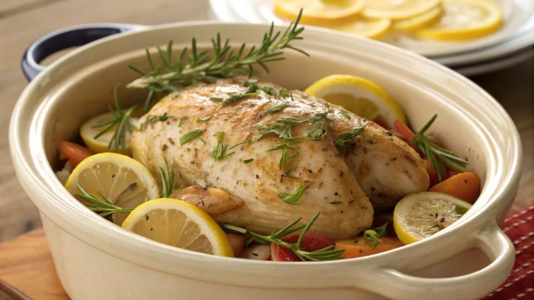 Lemon Herb Crockpot Chicken: Set-It-And-Stun Dinner Magic