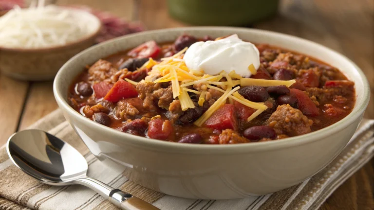 Healthy Ground Turkey Chili That Slaps: Big Flavor, Zero Guilt