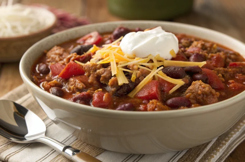 Healthy Ground Turkey Chili That Slaps: Big Flavor, Zero Guilt