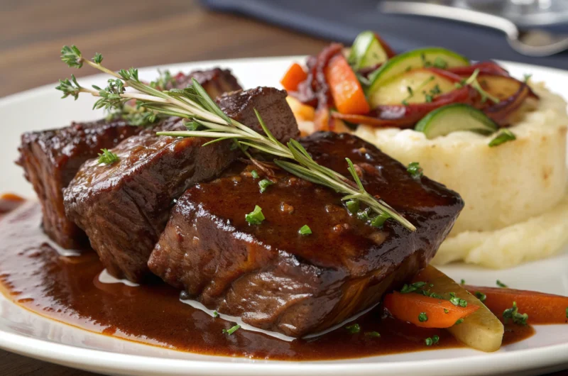 Red Wine Braised Short Ribs That Melt Like Butter