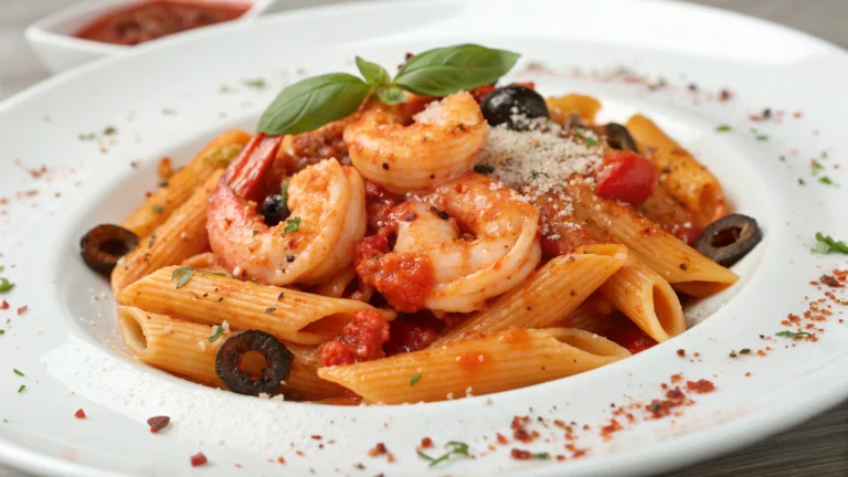 Fiery Penne Arrabiata with Shrimp: Weeknight Showstopper