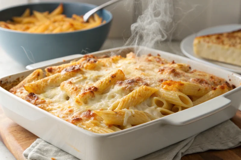 Baked Penne Mac and Cheese: Crispy, Creamy, Unforgettable