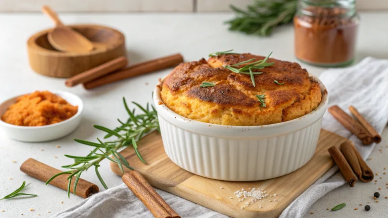 Healthy Low-Sugar Sweet Potato Souffle That Still Slaps