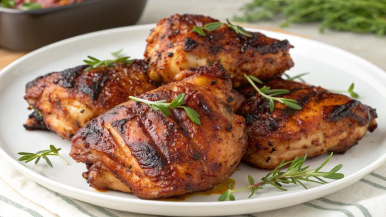 Grilled BBQ Chicken Thighs: Sticky, Smoky, Ridiculously Good