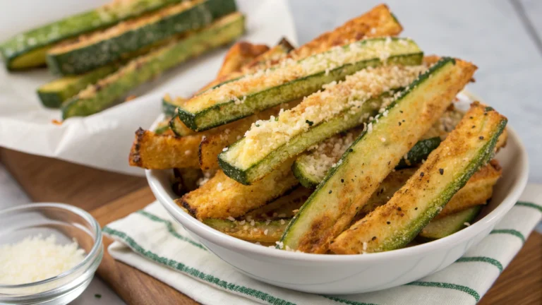Parmesan Zucchini Fries in the Air Fryer: Crispy, Fast, Unbelievably Good
