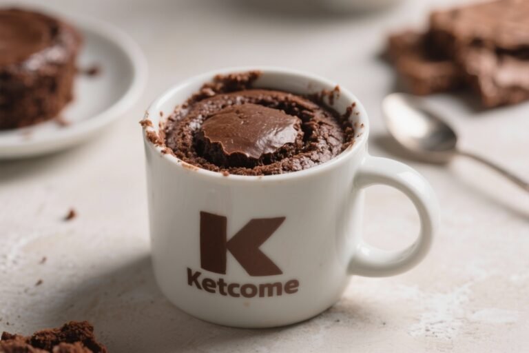 Chocolate Keto Mug Cake – A Quick, Single-Serve Treat
