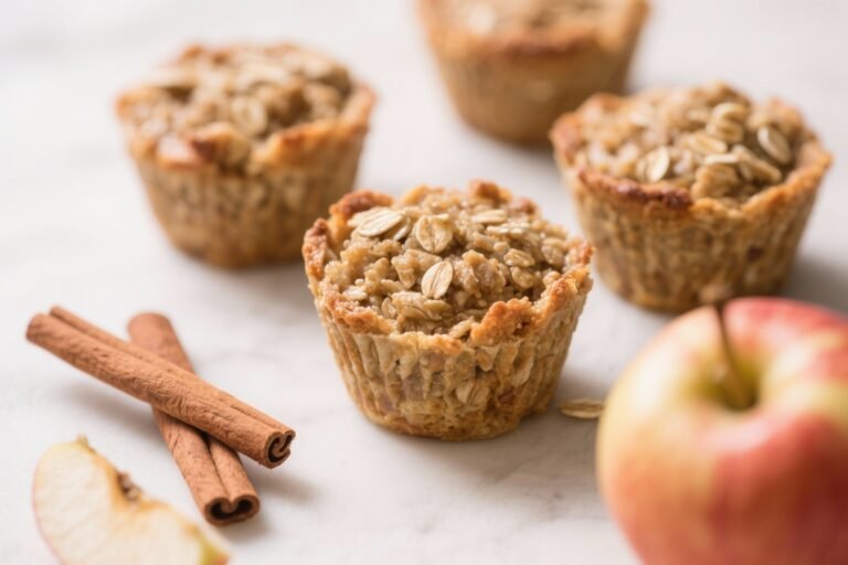 Apple Cinnamon Baked Oatmeal Cups – Easy, Make-Ahead Breakfast
