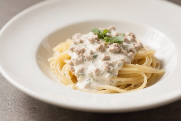 White Bolognese Sauce With Pasta – A Cozy, Savory Weeknight Favorite