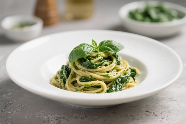 Vegan Fresh Spinach Pasta – Bright, Simple, and Comforting