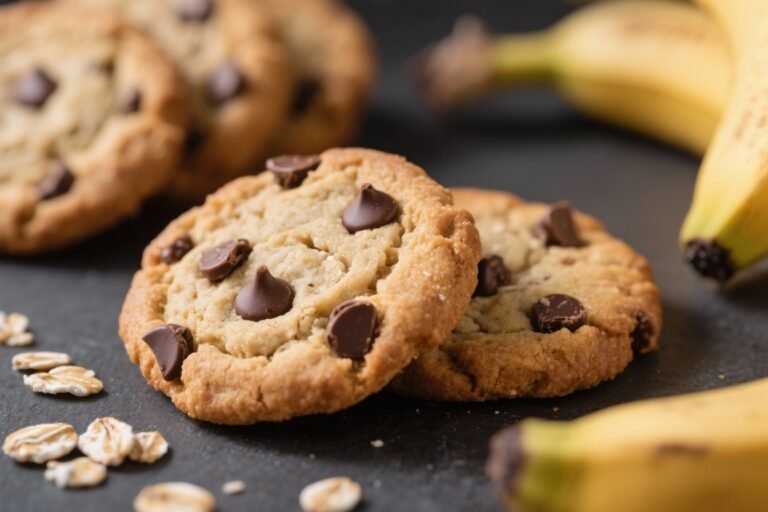 Chocolate Chip Banana Oat Cookies – Soft, Chewy, and Naturally Sweet