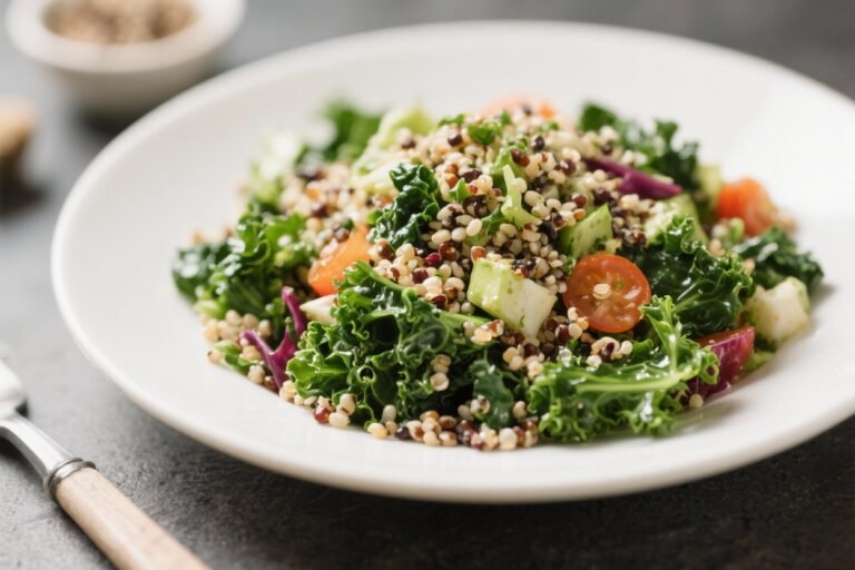 Kale & Quinoa Power Salad – Bright, Crunchy, and Satisfying