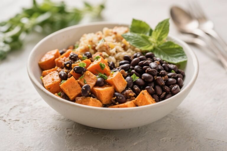 Daniel Fast Sweet Potato & Black Bean Bowl – A Hearty, Plant-Based Meal