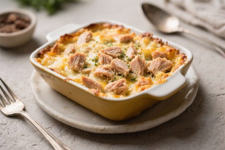 Tuna Fish Casserole – Cozy, Creamy, and Weeknight-Friendly