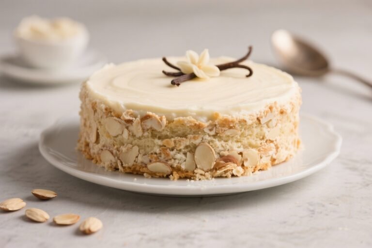 Vanilla Almond Keto Cake – Light, Moist, and Low-Carb
