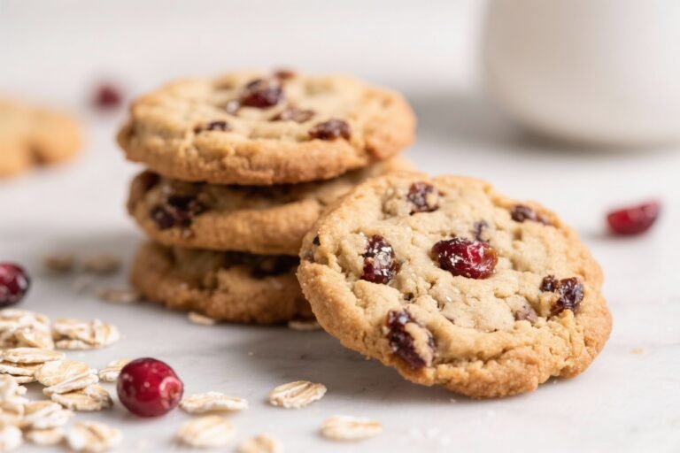 Cranberry Oatmeal Cookies – Chewy, Tart, and Comforting
