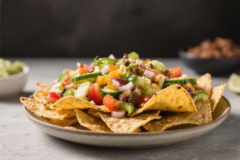 Healthy Loaded Veggie Nachos – Satisfying, Fresh, and Easy