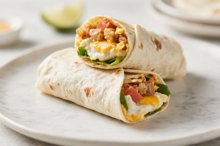 Freezer-Friendly Breakfast Burritos – Make-Ahead Mornings Made Easy