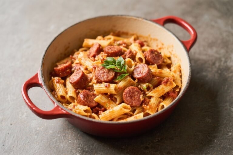 One-Pot Italian Sausage Pasta – Comforting, Easy, and Packed With Flavor