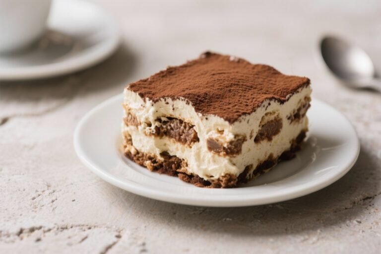 No-Bake Easy Tiramisu – A Creamy, Classic Dessert Without the Fuss