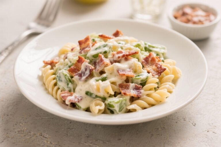 Creamy Bacon Ranch Pasta Salad – A Crowd-Pleasing Classic