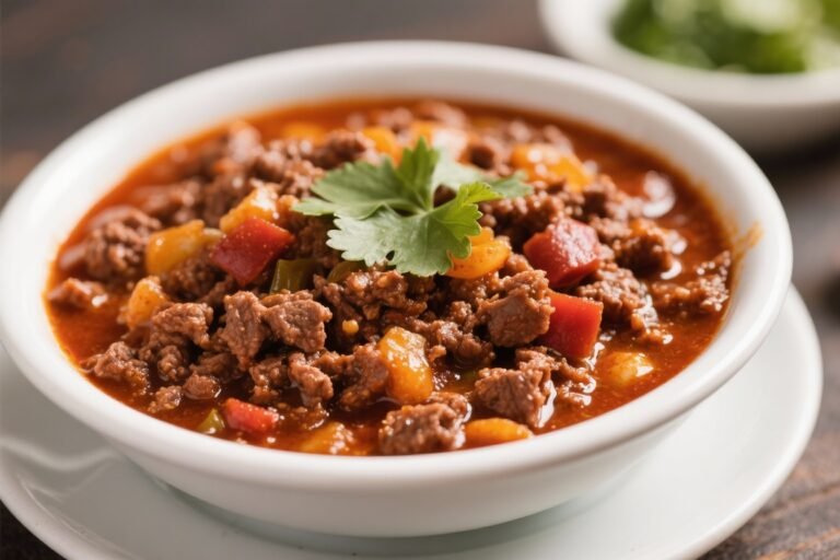 Minced Beef Chili – A Hearty, Flavor-Packed Classic