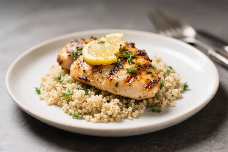 Grilled Lemon Herb Chicken With Quinoa – Bright, Simple, and Satisfying