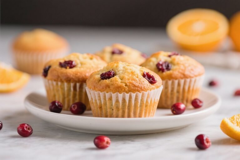 Quick Cranberry Orange Muffins – Bright, Tangy, and Ready Fast