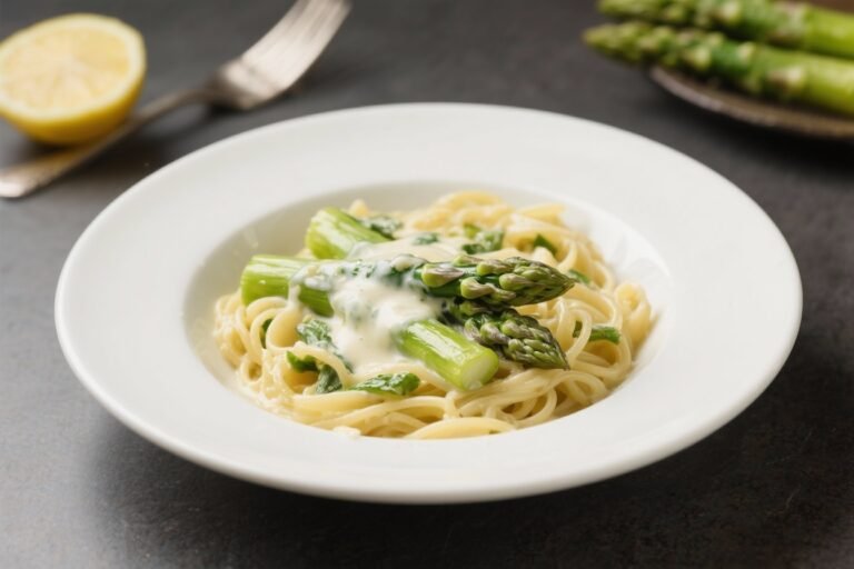 Creamy Lemon Asparagus Pasta – Bright, Comforting, and Weeknight-Friendly