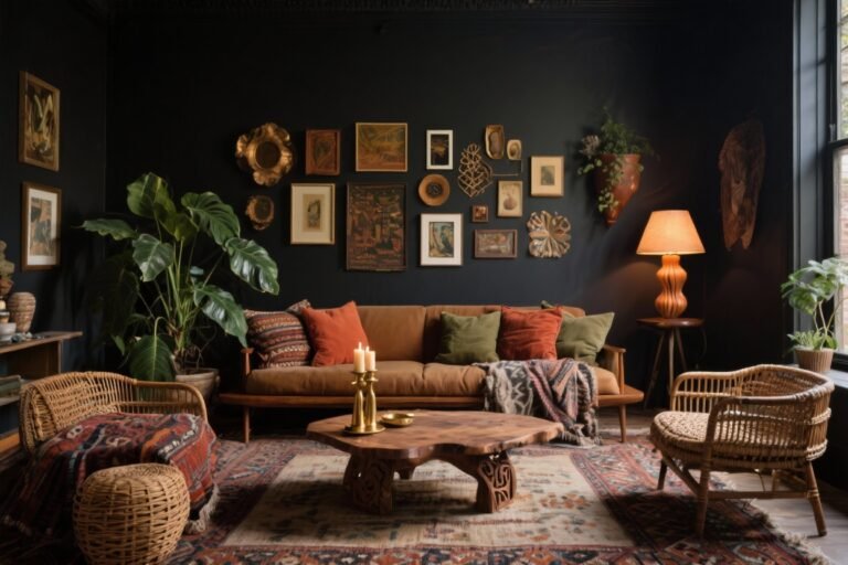 12 Dark Boho Living Room Ideas That Look Effortlessly Cool