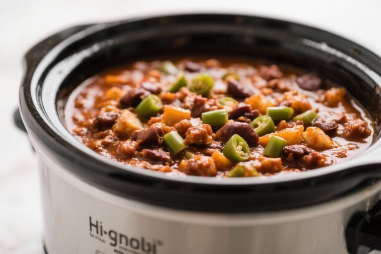 Crockpot Vegetarian Chili – Cozy, Hearty, and Effortless