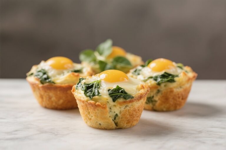 Egg Muffins With Spinach & Cheese – A Quick, Satisfying Make-Ahead Breakfast