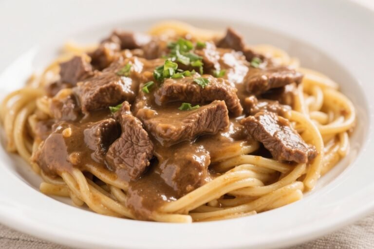Beef Stroganoff Noodles – Comforting, Creamy, and Weeknight-Friendly