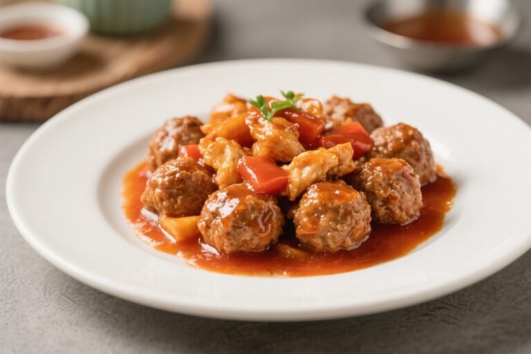 Sweet and Sour Chicken Meatballs – Easy, Saucy, and Crowd-Pleasing