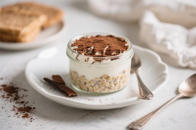 Tiramisu Overnight Oats – A Cozy, Dessert-Inspired Breakfast