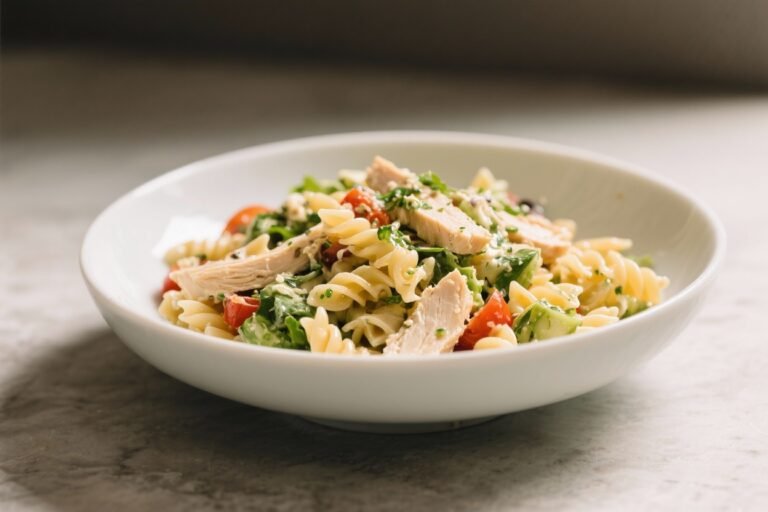 Protein-Packed Chicken Pasta Salad – A Satisfying, Make-Ahead Meal