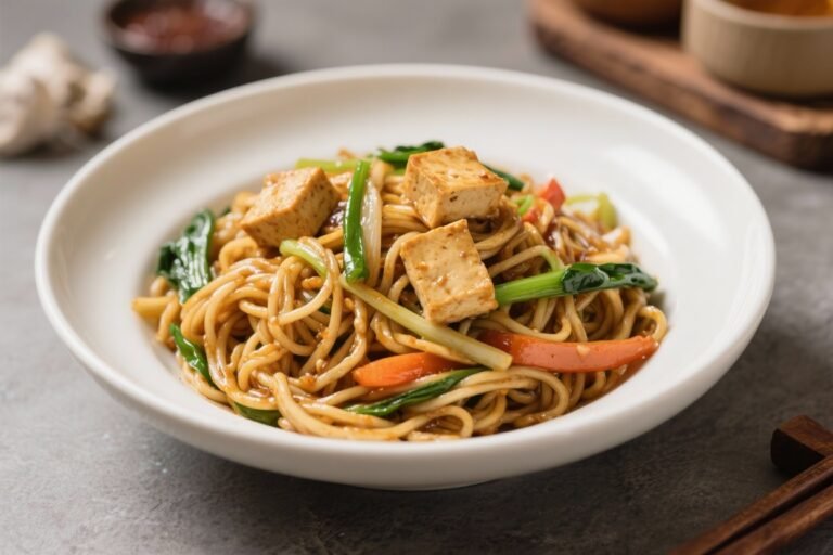 Vegetarian Lo Mein With Tofu – A Fast, Flavorful Weeknight Noodle Dish