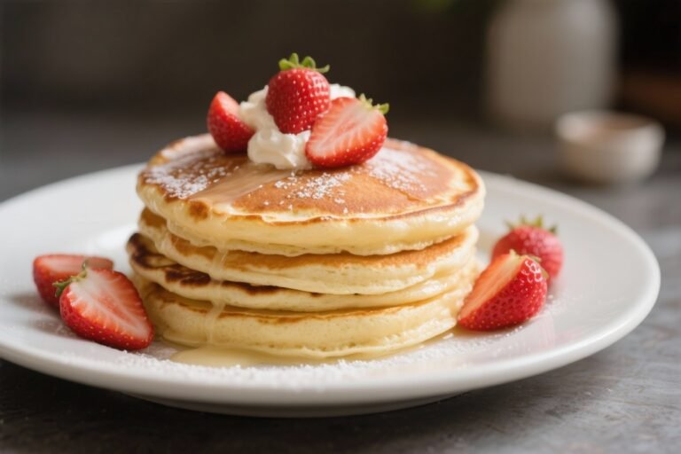 Fluffy Strawberry Pancakes – Light, Tender, and Packed With Fresh Flavor