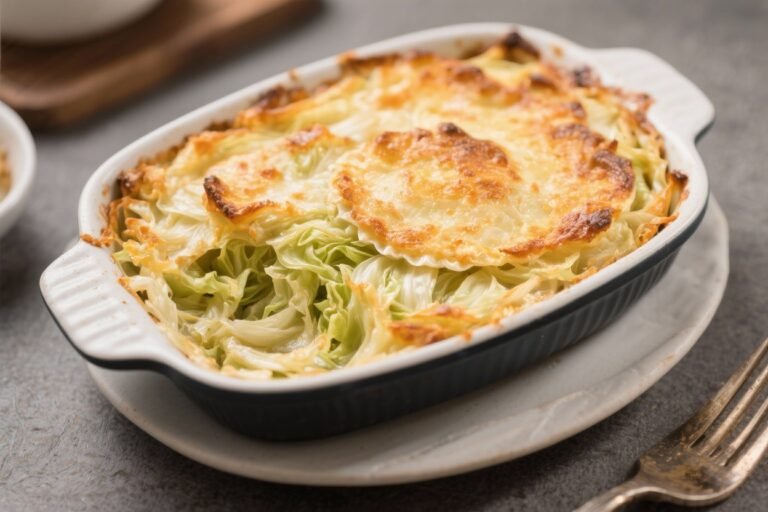 Scalloped Cabbage Casserole – Cozy, Creamy, and Comforting