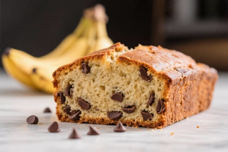 Banana Bread With Chocolate Chips – Moist, Cozy, and Easy