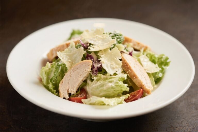 Classic Chicken Caesar Salad – Crisp, Creamy, and Comforting