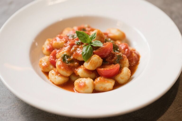 Gnocchi in Tomato Basil Sauce – Simple, Comforting, and Fresh
