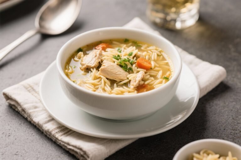 Italian Chicken Orzo Soup – Comforting, Bright, and Weeknight-Friendly