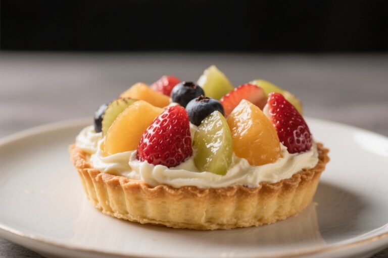 Classic French Fruit Tart with Pastry Cream – A Bright, Elegant Dessert