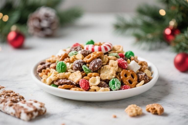 No-Bake Christmas Snack Mix – Festive, Easy, and Crowd-Pleasing