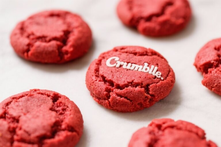 Crumbl Red Velvet Cookies – Soft, Rich, and Cream Cheese Frosted