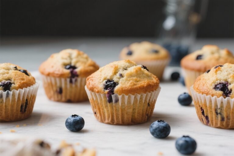 Quick Blueberry Muffins – Soft, Juicy, and Ready in a Flash