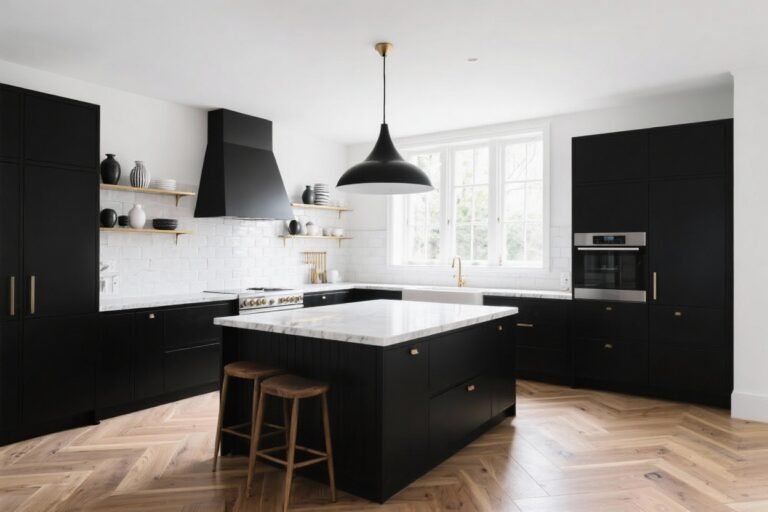 12 Black and White Kitchen Ideas That Instantly Look Designer