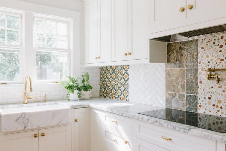 12 Kitchen Backsplash Ideas for White Cabinets You’ll Want to Copy